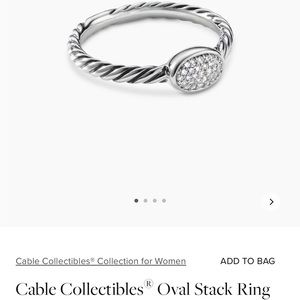 David Yurman Cable Silver Ring